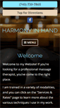 Mobile Screenshot of harmonyinhandmassage.com